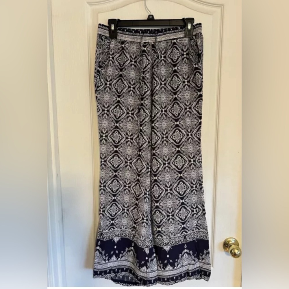 Breeze Ever Wide Leg Draw String Flowy Pant — Size: Large